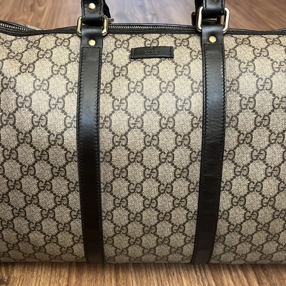 A184- π― % authentic Gucci Boston totes bag - Picture 6 of 17